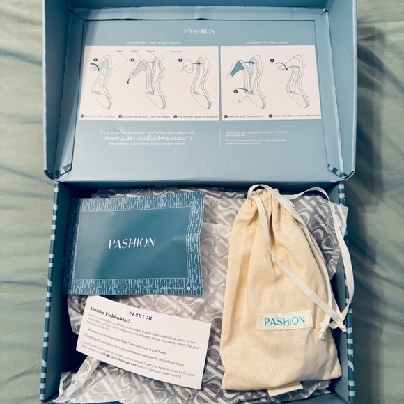 Pashion Convertible Heels to Flats- 4” Block D’Orsay Black - Picture 8 of 9